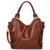 PU Leather Large Purse Tote Bag for Women