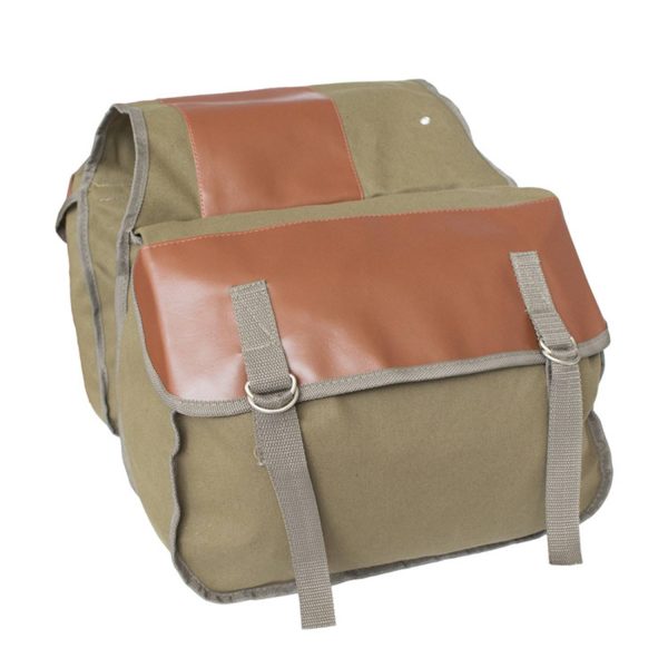 Canvas Heavy-Duty Rear Rack Bag for Biking