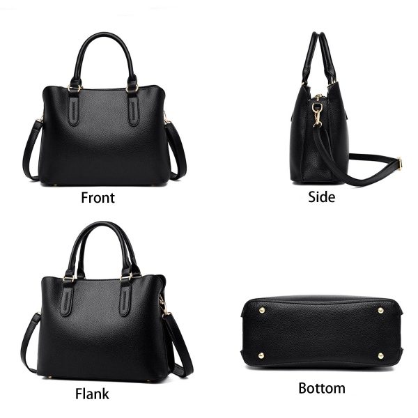 PU Satchel Bag And Simple Shoulder Handbag For Women