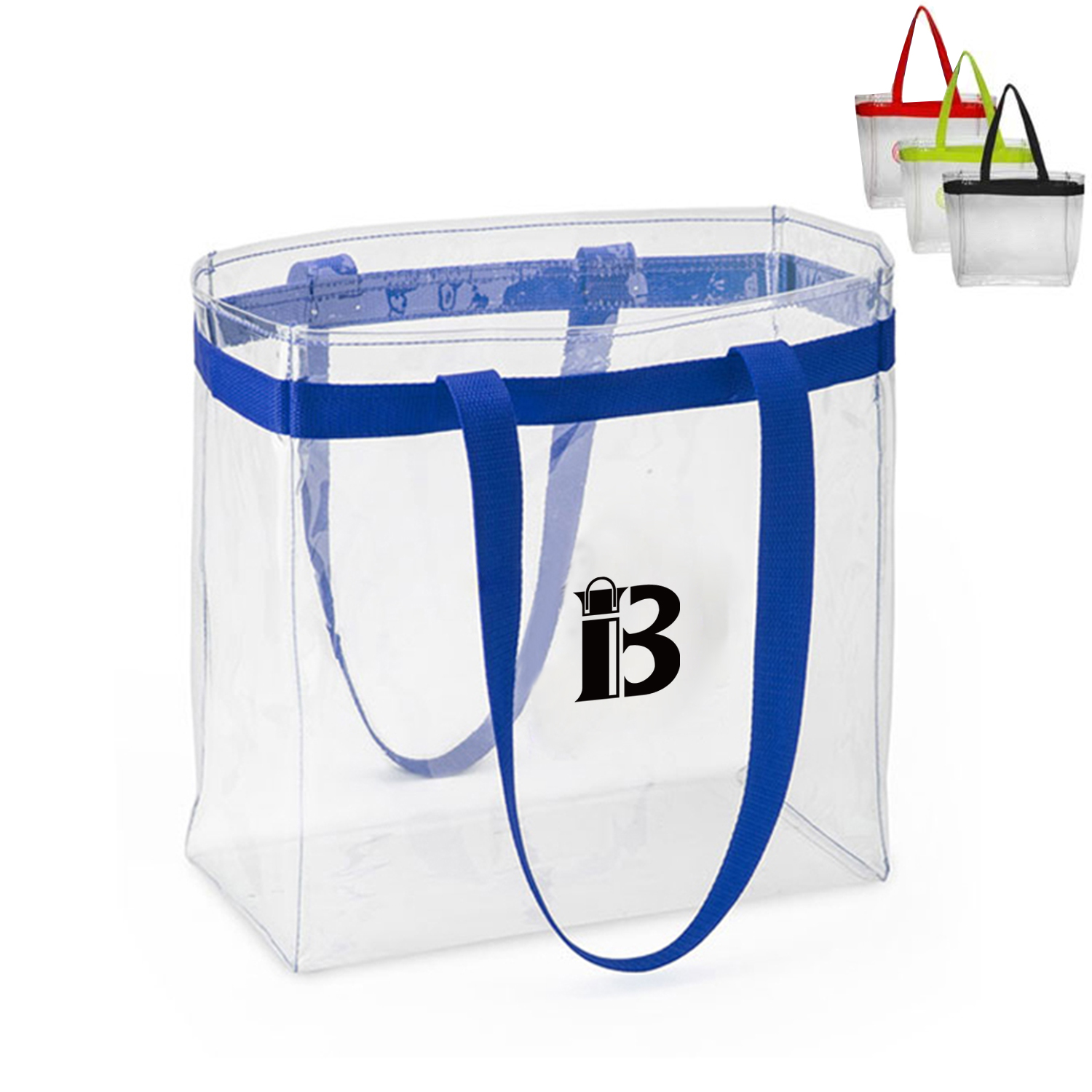 Large PVC Clear Tote Bag for shopping
