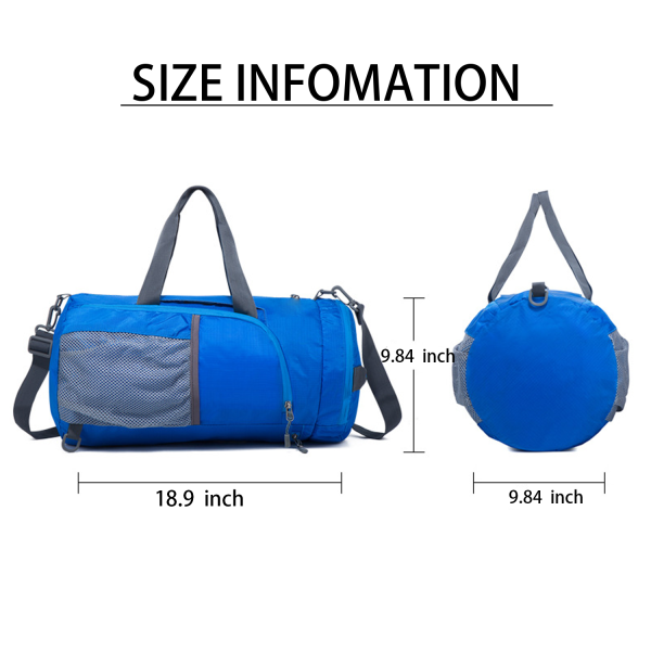 Foldable Sports Travel Duffel Bag