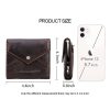 Genuine Leather RFID Magnetic Multiple positions Wallet