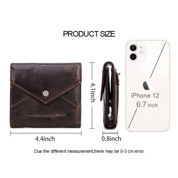 Genuine Leather RFID Magnetic Multiple positions Wallet