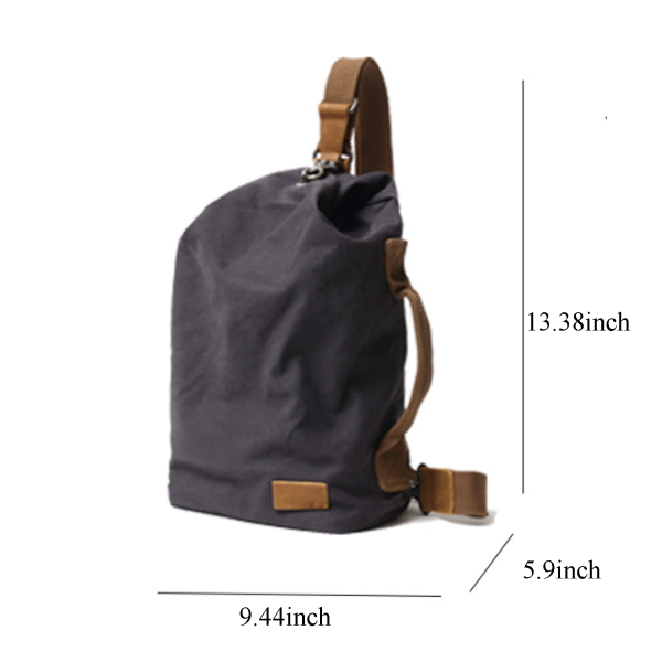 Sling Lightweight Canvas Backpack for Daily Use and Travel