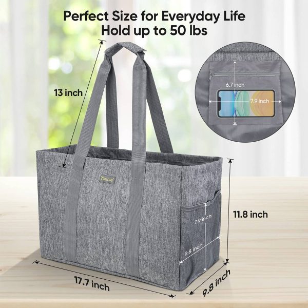 Oxford Foldable Reusable Storage Tote Bag