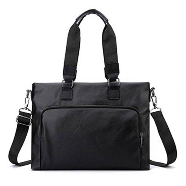 Polyurethane Business Waterproof Laptop Cross-body Bag