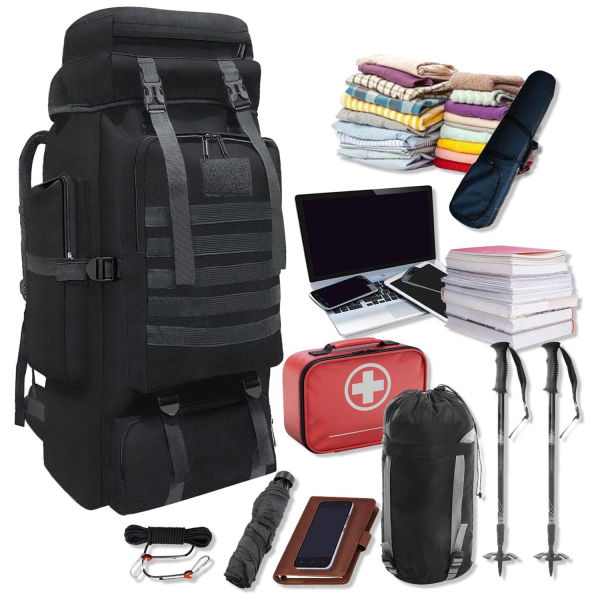 80L Large Capacity Travel Backpack