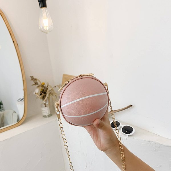 Children's Mini Fashion Chain Crossbody Basketball Bag