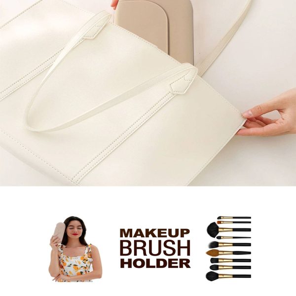 Silicone Travel Makeup Brush Holder Bag