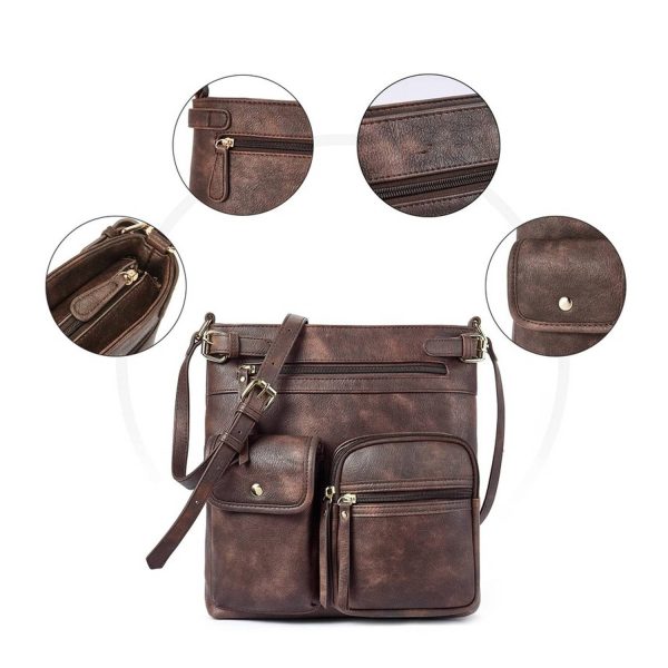 Genuine Leather Crossbody Bags for Women