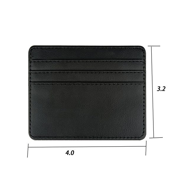 PU Leather Slim Card Wallet