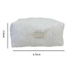 Dacron High-looking plush makeup toiletry bag