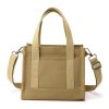 Mini Tote Bag for Women Canvas Crossbody Purse