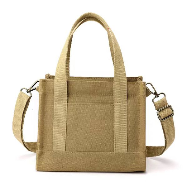 Mini Tote Bag for Women Canvas Crossbody Purse