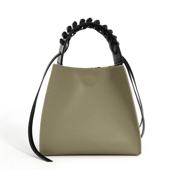 Genuine Leather Vintage hand-held cross-body tote bag