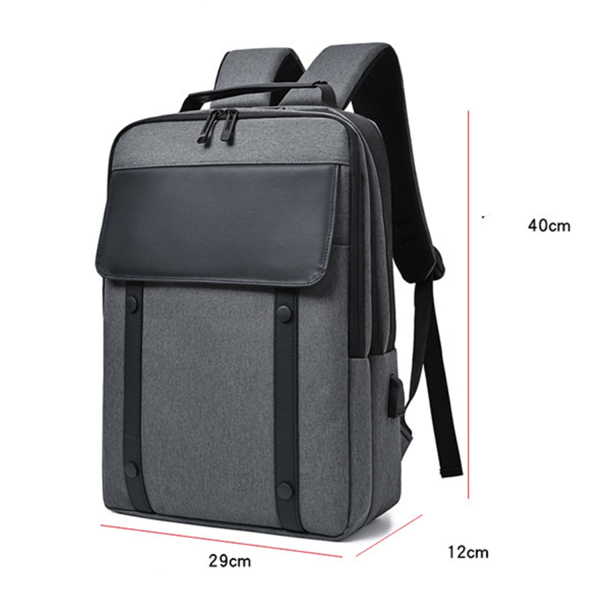 Nylon Water-Resistant Casual Backpack