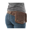 Faux leather punk style vintage waist bag