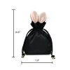 Silk Drwastring Bunny Ear Bag