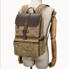 Faux Leather Backpack for Men
