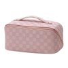PU Leather Large Capacity Travel Cosmetic Bag for Women