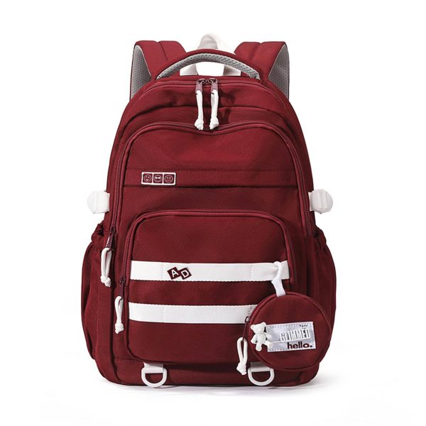 Nylon Travel Laptop Backpack College Bookbag