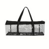 PVC Transparent Large Capacity Book Carrying Tote Bag