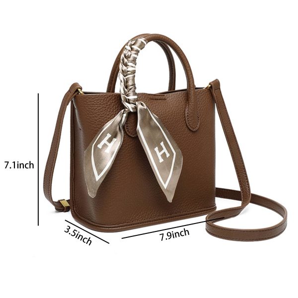 Pu Waterproof Tote Briefcase Satchel Handbag Cross-body Bag