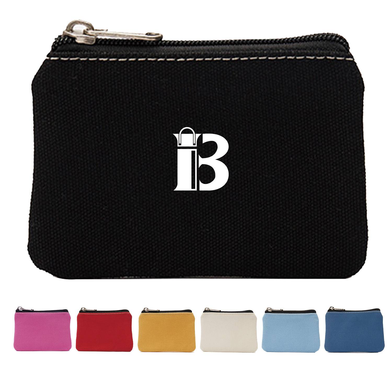 Cotton Canvas Coin Bag Wallet