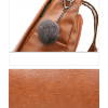 Soft PU Leather Casual Backpack
