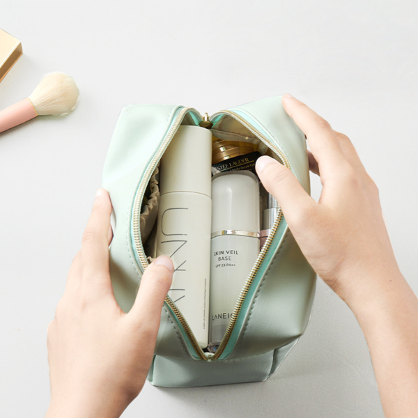 PU Leather Macaron Makeup Bag