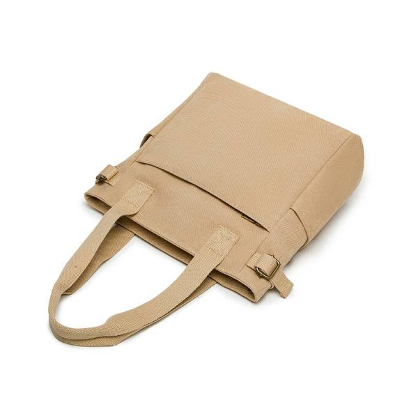 Canvas Shoulder Student Computer Tote Bag