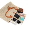 Large Straw Beach Bag for women