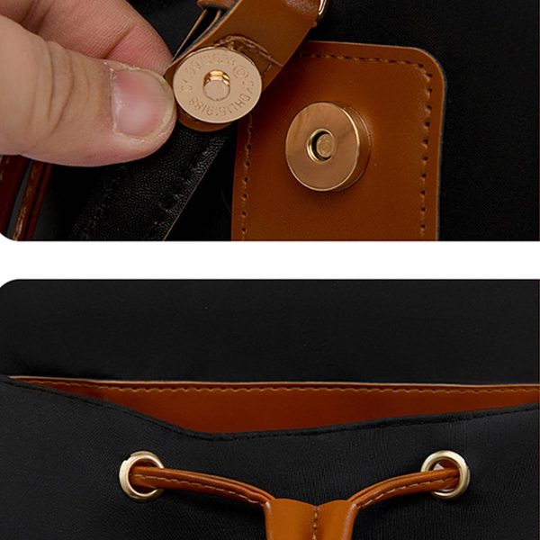 PU Leather casual and large-capacity backpack