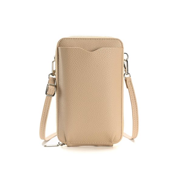 Pu Small Mobile Phone Crossbody Bag with Card Slots