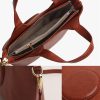 Pu Leather simple waterproof Portable Cross-body Bag Brown