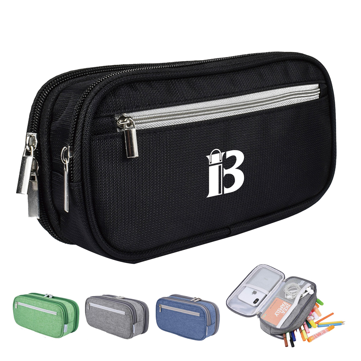 Students School Oxford Pencil Case Bag