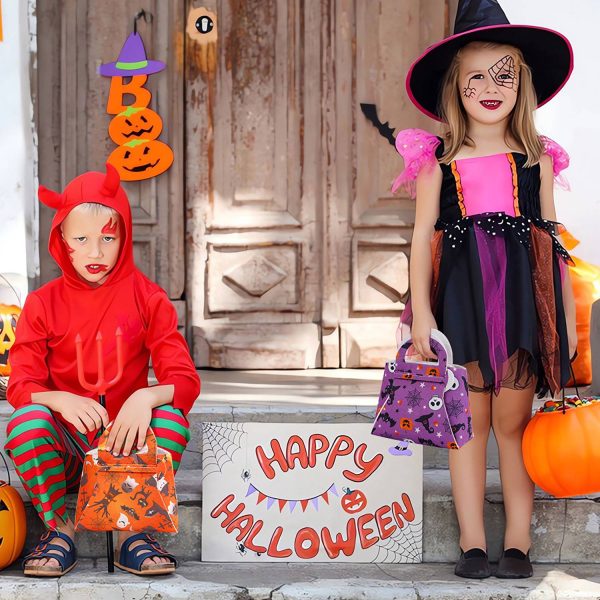 Collapsible Halloween Felt Candy Handbag