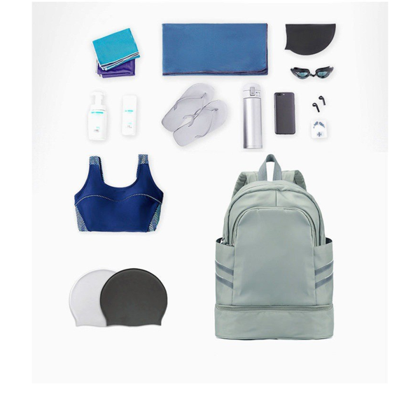 Gym Bag For Women Waterproof Backpack With Shoe Compartment