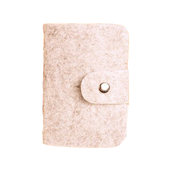 Colored Felt Card Holder