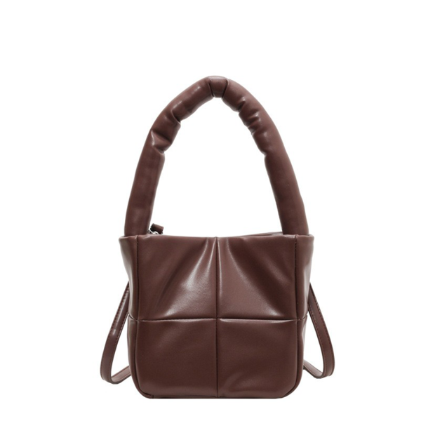 Splice PU Leather Portable Crossbody Bag