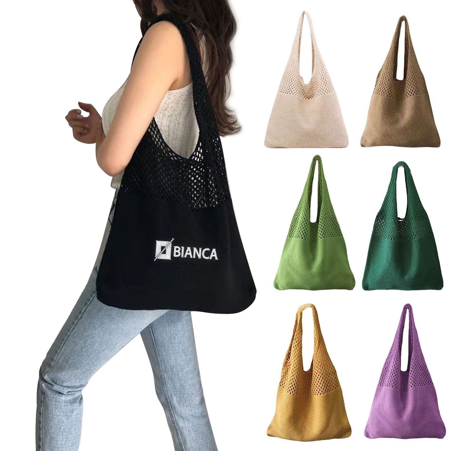 Women'S Polyester Large Capacity Lightweight Shoulder Bag