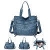 PU Leather Large Capacity Shoulder Tote Bag