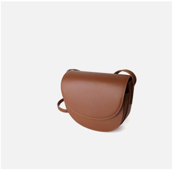 PU Leather Saddle Crossbody Bags For Women