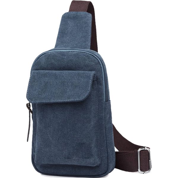 Canvas Crossbody Backpack for Women & Men Chest Bag