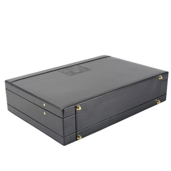 Mens Attache Briefcase Dual Combination Locks