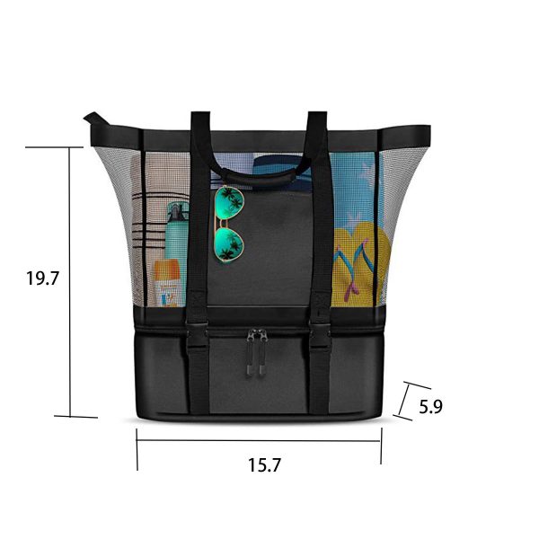 Nylon Mesh Beach Tote Bag