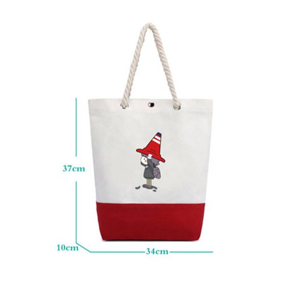 Cotton Rope Hand-held Canvas Shopping Bag