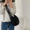 Wide Strap Large Capacity Nylon Crossbody Bag