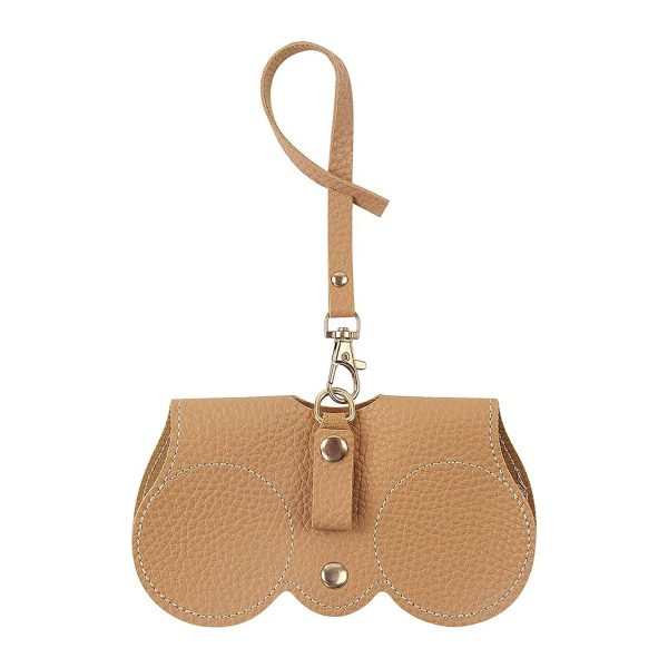 Soft Fake Leather Sunglasses Bag