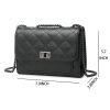 Genuine Leather Quilted Shoulder Crossbody Bags for Women